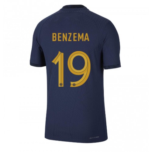 Francuska Karim Benzema #19 Domaci Dres SP 2022 Kratak Rukav